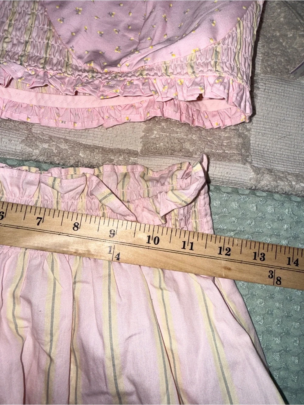 NWT Victoria's Secret PINK bralette and ruffle shorts set size M